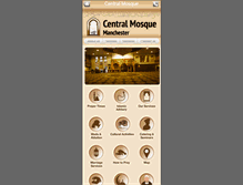 Tablet Screenshot of manchestermosque.org